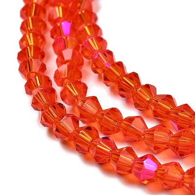 Transparent Electroplate Glass Beads Strands LS-EGLA-A039-T4mm-L14-1