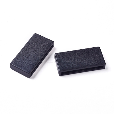 Plastic Keeper Belt Loop Square Loop Buckles KY-WH0002-02-1