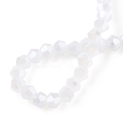 Imitation Jade Electroplate Glass Beads Strands EGLA-A039-J2mm-A06-1