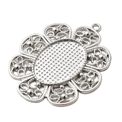 Alloy Pendant Cabochon Settings X-PALLOY-CJX88-P-LF-1
