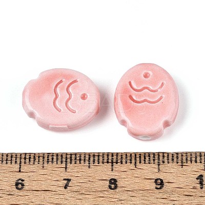 Handmade Porcelain Ceramic Beads PORC-T133-24D-1
