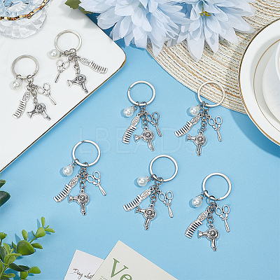 20Pcs Daily Use Subject Keychains KEYC-SC0002-07-1