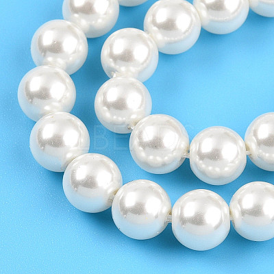 Baking Paint Pearlized Glass Pearl Bead Strands HY-N002-6mm-A11-1