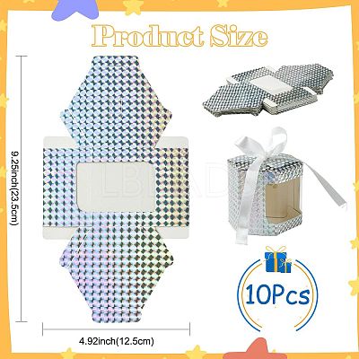 Hexagon Laser Window Paper Gift Boxes CON-FZC0002-001A-01-1