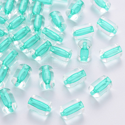 Transparent Acrylic Beads TACR-S154-17A-68-1