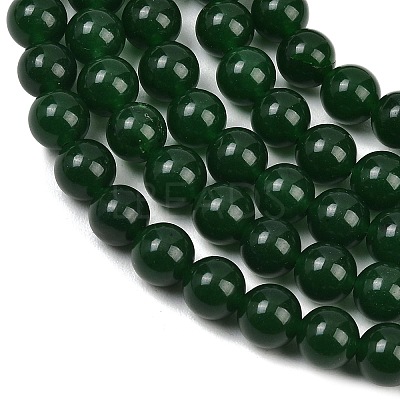 Dyed Natural White Jade Imitation Malaysia Jade Beads Strands G-C270-B01-8mm-1