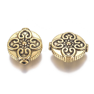 Tibetan Style Alloy Beads PALLOY-I168-06AG-1