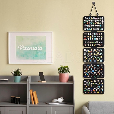 Felt Hanging Enamel Lapel Pin Display Panels Organizer PW-WG34B60-01-1
