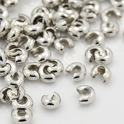 Iron Crimp Beads Covers IFIN-H028-N-1