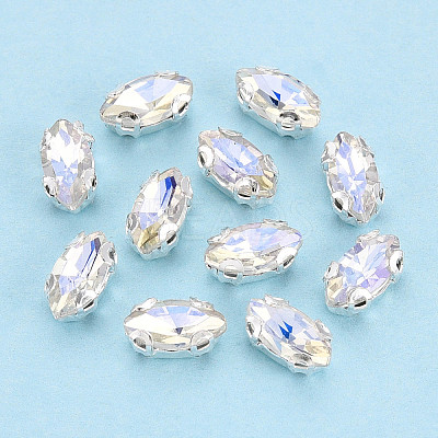 Sew on Rhinestone Montee Beads KK-T071-02D-1