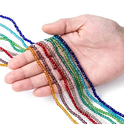 Glass Beads Strands EGLA-X0007-01A-4mm-1
