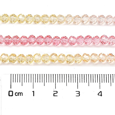 Transparent Painted Glass Beads Strands DGLA-A034-T3mm-A09-1