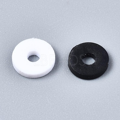 Handmade Polymer Clay Beads Strands CLAY-R089-6mm-T02B-02-1