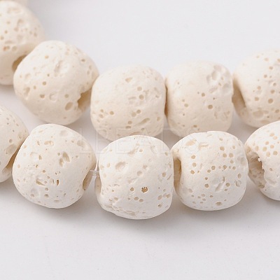 Natural Lava Rock Bead Strands G-L435-03-10mm-11-1