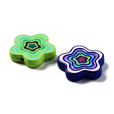 UV Plating Acrylic Beads X-MACR-K357-04-1