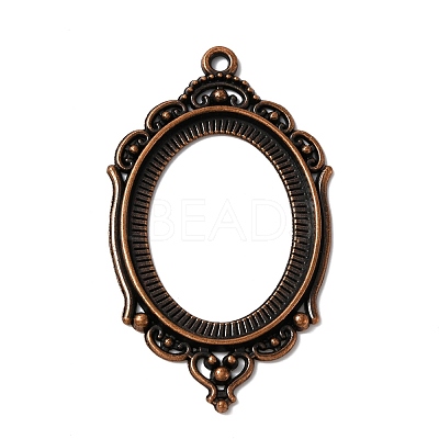 Zinc Alloy Pendant Cabochon Settings FIND-WH050-70R-1