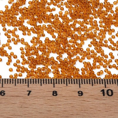 15/0 Transparent Czech Glass Seed Beads SEED-N004-004-17-1