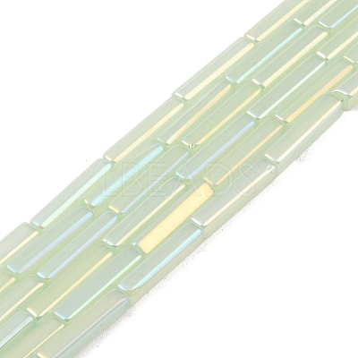 Electroplate Glass Beads Strands EGLA-Q128-11A-AB02-1