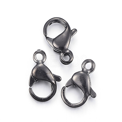 304 Stainless Steel Lobster Claw Clasps X-STAS-H353-E-02B-1