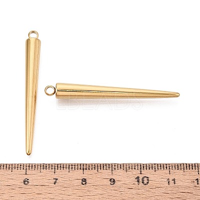 304 Stainless Steel Pendants STAS-T075-22E-G-1