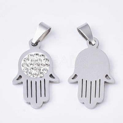 201 Stainless Steel Pendants STAS-N089-19P-1