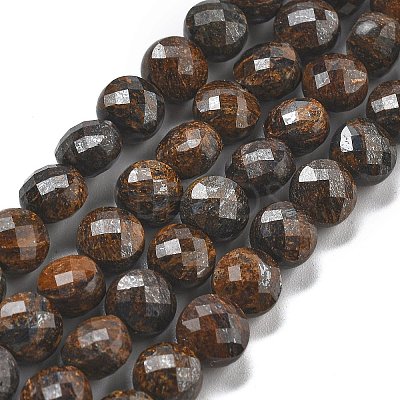Natural Bronzite Beads Strands G-C179-A07-02-1