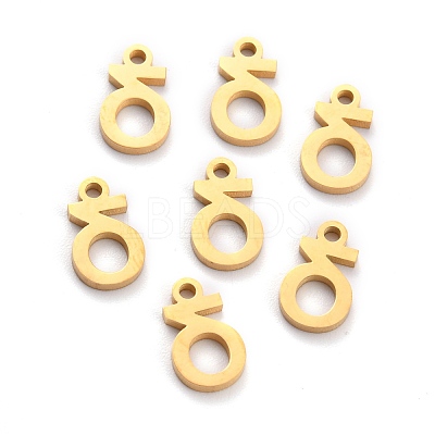 304 Stainless Steel Pendants STAS-F267-10D-G-1