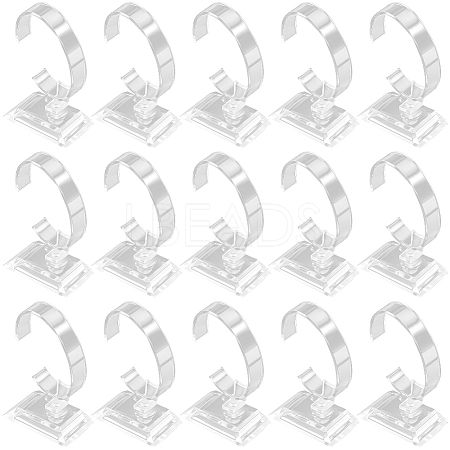 C Shaped ABS Plastic Single Bracelet Display Stands BDIS-WH20001-03B-1