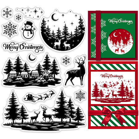 Custom PVC Plastic Clear Stamps DIY-WH0448-0062-1