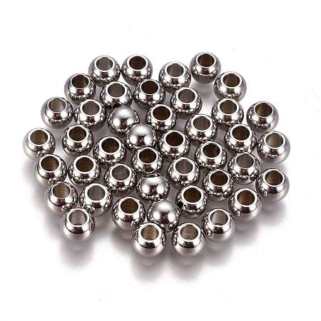 Tarnish Resistant 304 Stainless Steel Spacer Beads LS-STAS-L222-42C-P-1