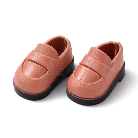 Plastic Doll  Shoes AJEW-WH0348-05D-1