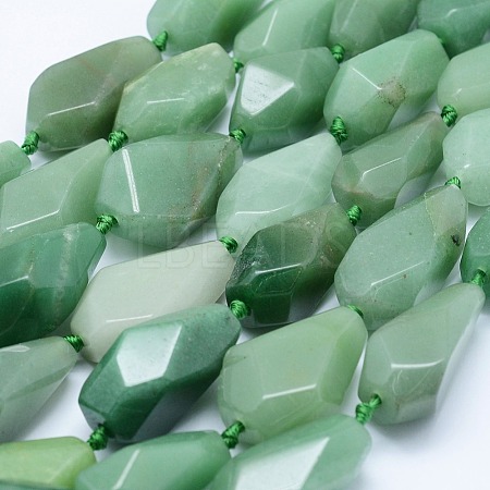 Natural Green Aventurine Beads Strands G-F531-K03-1