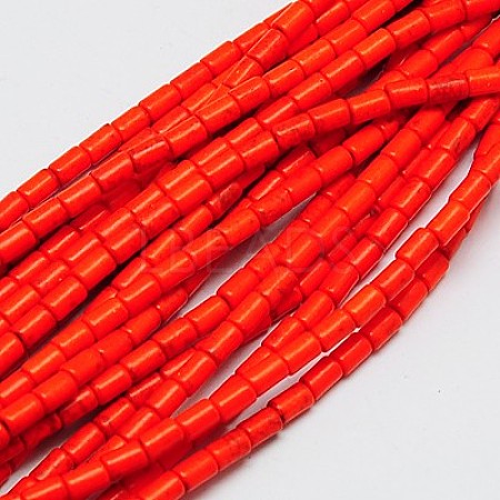 Synthetic Turquoise Beads Strands TURQ-G120-5x9mm-06-1