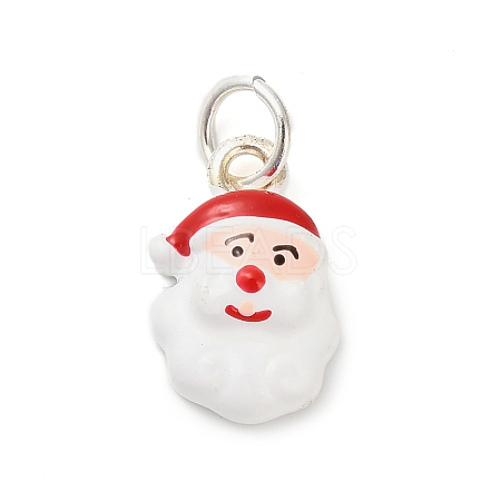 Christmas Themes Alloy Enamel Pendants FIND-I063-01E-1