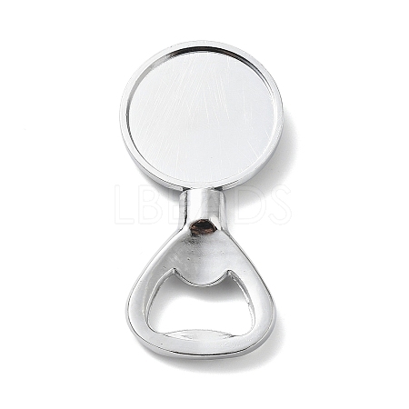 Zinc Alloy Bottle Opener Cabochon Component PALLOY-D312-01P-06-1