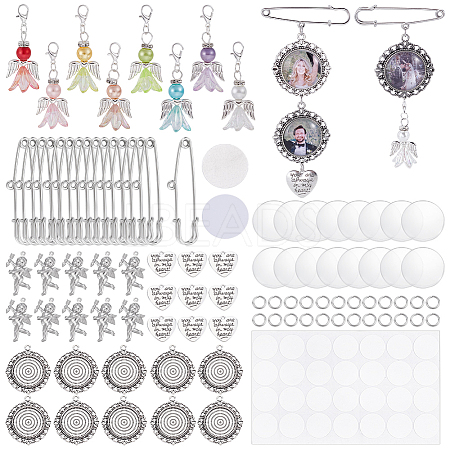 Brooch Findings Kits FIND-OC0014-34-1