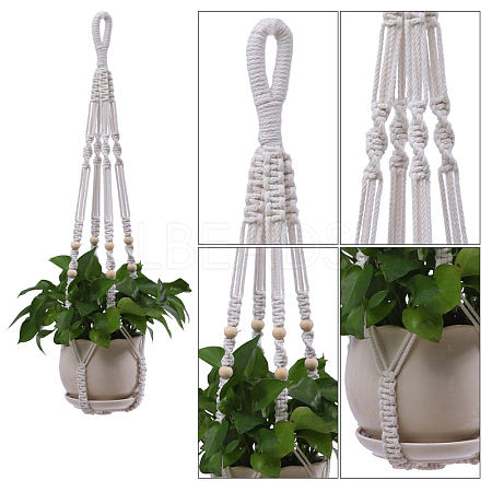 Cotton Macrame Plant Hangers MAKN-PW0001-040E-1