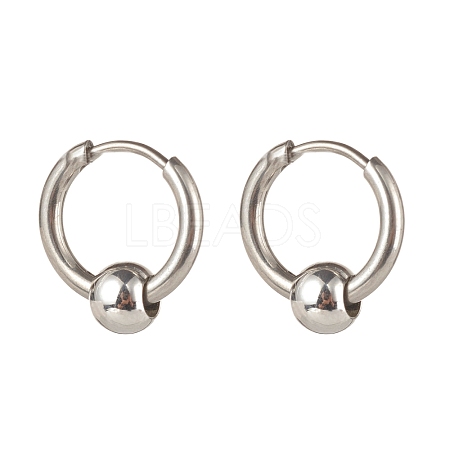 304 Stainless Steel Huggie Hoop Earrings EJEW-JE04555-01-1