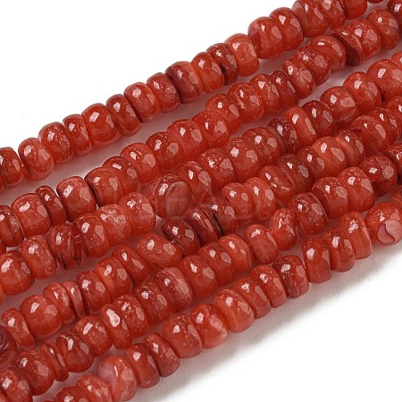 Dyed Natural Freshwater Shell Beads Strands X1-BSHE-G039-07K-1