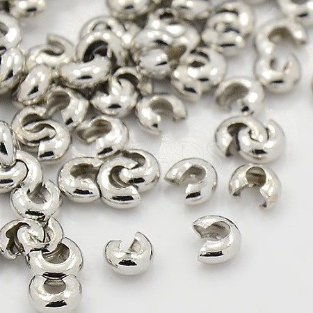 Iron Crimp Beads Covers IFIN-H028-N-1