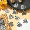 20Pcs 4 Styles Tibetan Style Alloy Pendants TIBEP-CJ0003-36-5