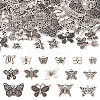 90Pcs 15 Style Tibetan Style Alloy Pendants FIND-TA0003-54-2