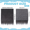 2Pcs Faux Fur Squares Fabric DIY-GF0011-26A-2