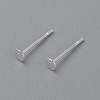 304 Stainless Steel Stud Earring Findings STAS-H436-24S-3mm-1