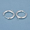 201 Stainless Steel Huggie Hoop Earring Findings STAS-P283-01G-S-1