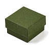 Cardboard Paper Jewelry Storage Boxes with Sponge CON-P023-01A-01-1