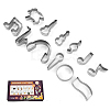 430 Stainless Steel Cookie Cutters MUSI-PW0002-022-2