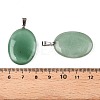 Natural Green Aventurine Pendants G-T138-207D-3