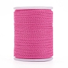 Round Waxed Polyester Cord YC-G006-01-1.0mm-2