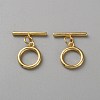 Brass Toggle Clasps FIND-WH0148-046-1